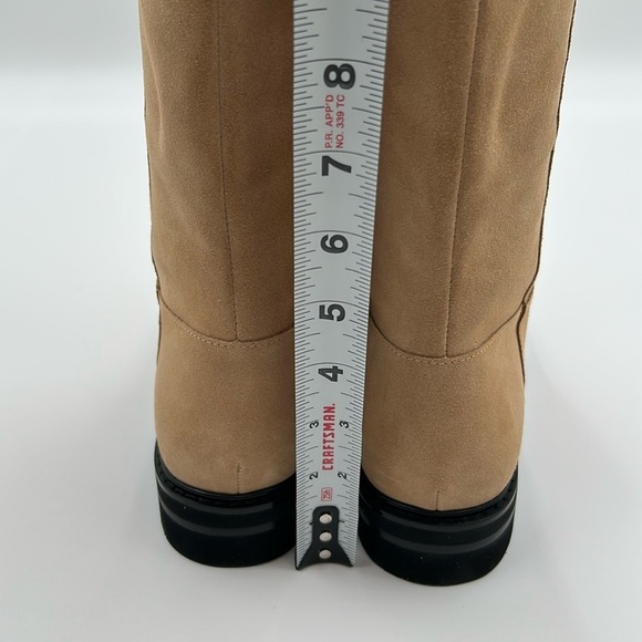 2072- Stuart Weitzman Over-the-Knee Boots Sand Color Size 8 B NWT - Picture 6 of 12